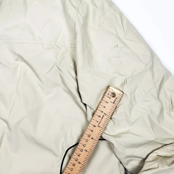 Cole Hann Mens Size Large Light Khaki Windbreaker - Picture 6 of 8